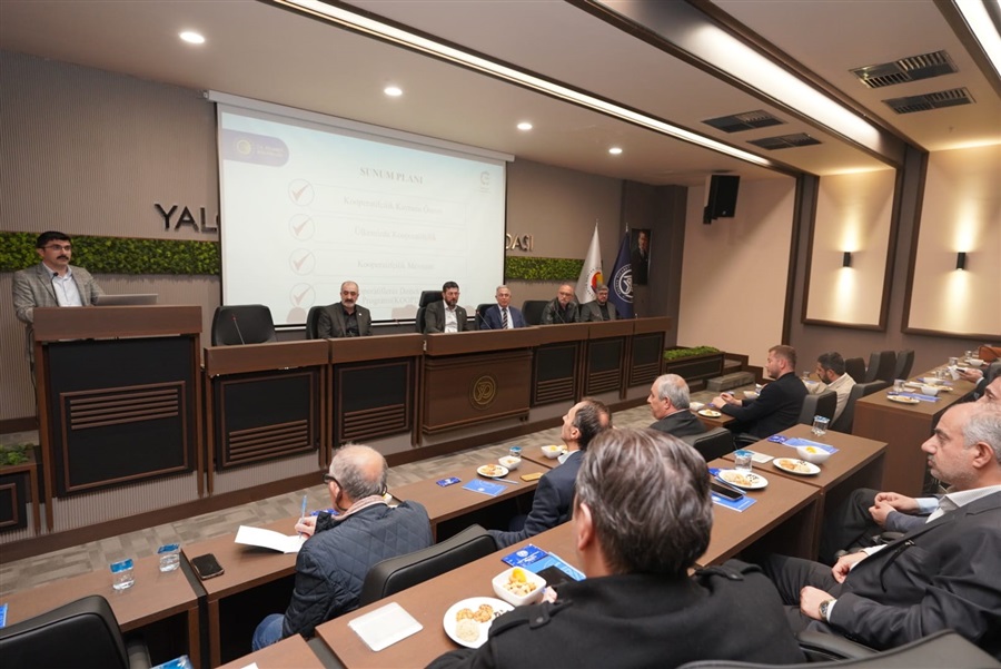 YALOVA TİCARET VE SANAYİ ODASI MECLİS ÜYELERİNE KOOPERATİFÇİLİK SUNUMU GERÇEKLEŞTİRİLDİ