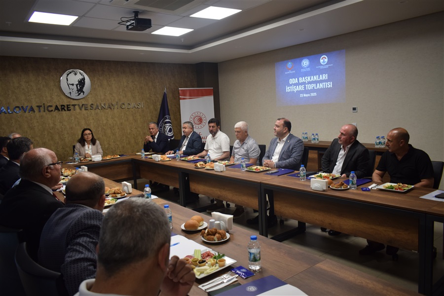 Valimiz Sayın Dr. Hülya KAYA Başkanlığında İlimiz Meslek Odaları Başkanları İle İstişare Toplantısı Gerçekleştirildi.